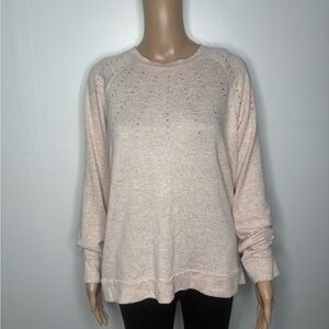 Gloria Vanderbilt Blush Pink Pullover